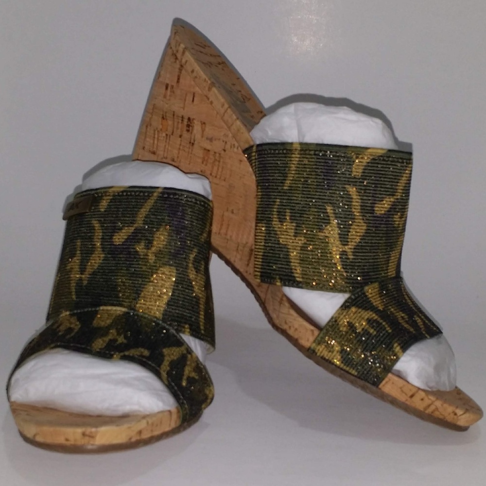 Anne Klein "Reon" Sparkle Camouflage Slip-On Shoes